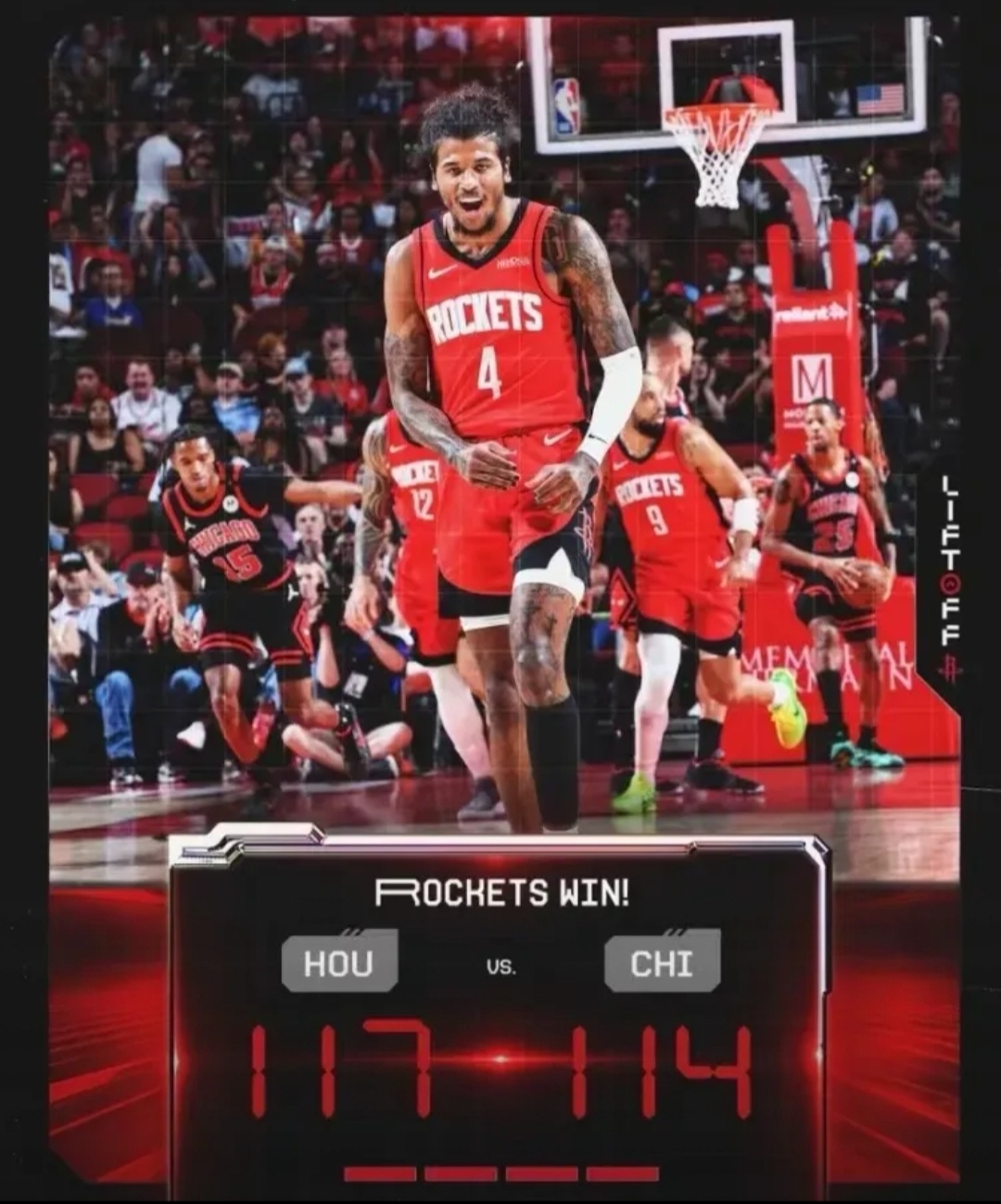 火箭战胜尼克斯取得胜利